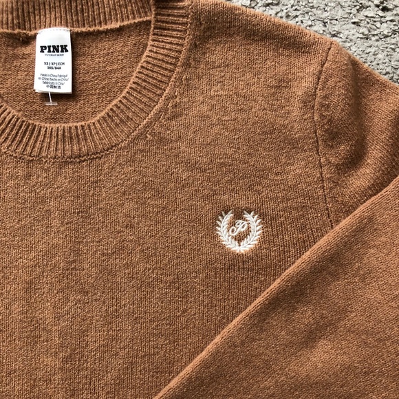 Pink Victoria Secret Knit Crewneck. - Picture 5 of 5